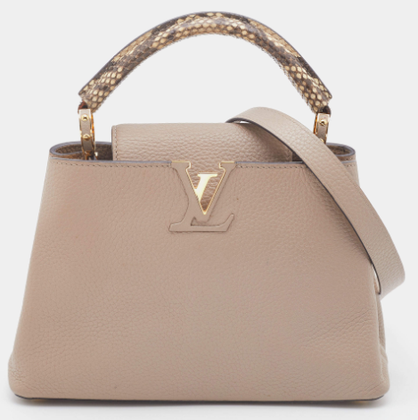 Louis Vuitton Galet Taurillon Leather Capucines BB Bag