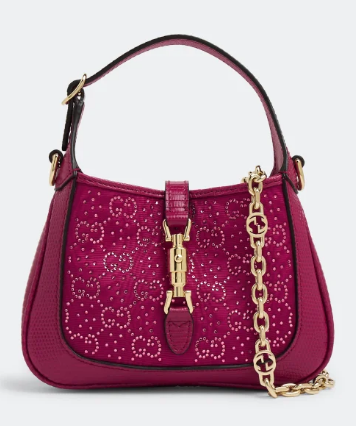 GUCCI Jackie 1961 GG crystal mini bag